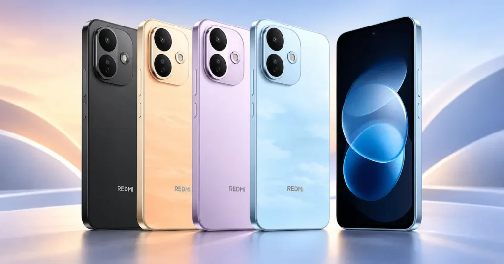 Diseño del Redmi Note 17 Pro 5G en varios colores